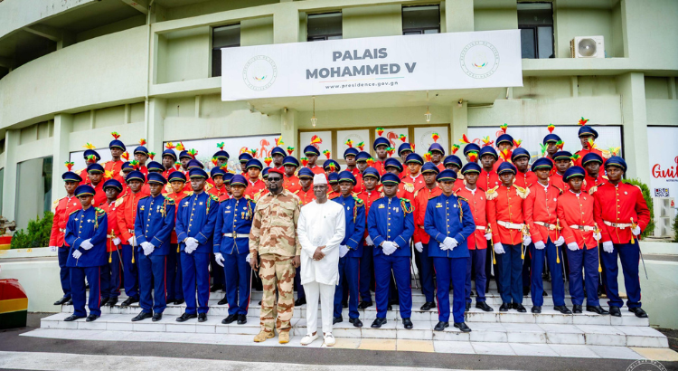Prestation de serment de deux promotions militaires au Palais Mohammed V sous la présidence du Général Mamadi Doumbouya