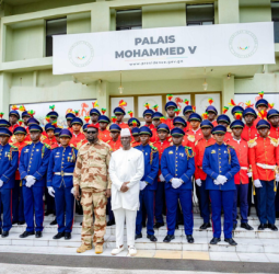 Prestation de serment de deux promotions militaires au Palais Mohammed V sous la présidence du Général Mamadi Doumbouya