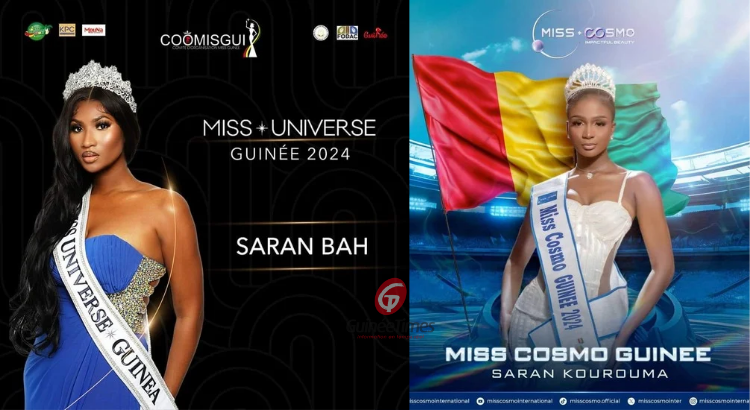 Miss Guinée : Saran Kourouma et Saran Bah aux Concours Internationaux 2024